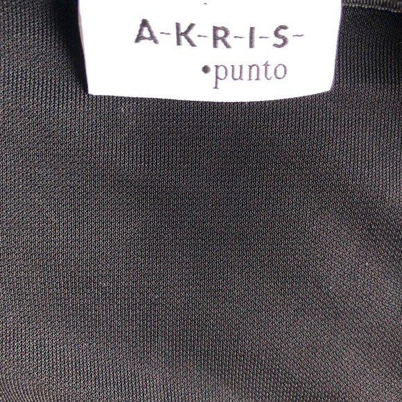 AKRIS PUNTO BLACK SHORT-SLEEVE KNIT TANK TOP..... - Picture 2 of 2